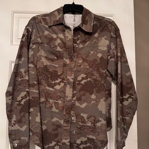 Ban Jara Women's Camouflage Shirt Jacket